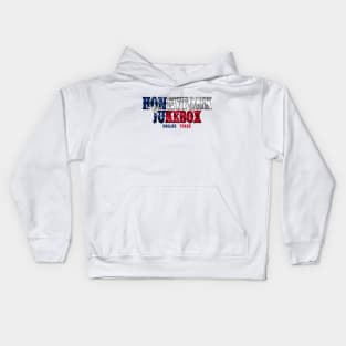 Honkytonk Jukebox Texas Flag Logo Kids Hoodie